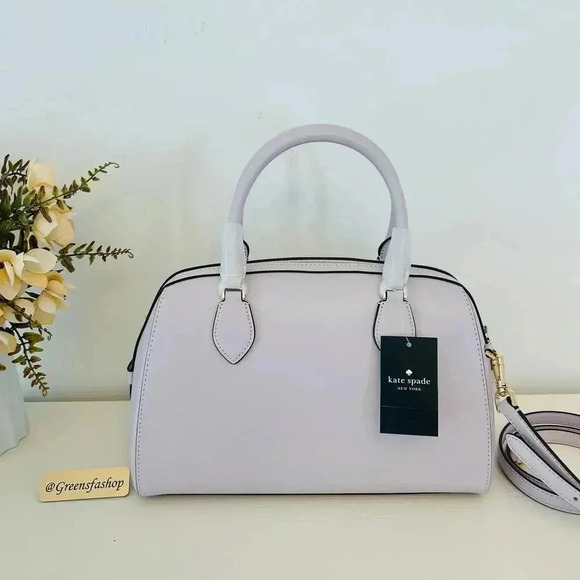 Kate Spade  Madison Large Duffle satchel  Crossbody Bag Pastel Lavender - Picture 4 of 10